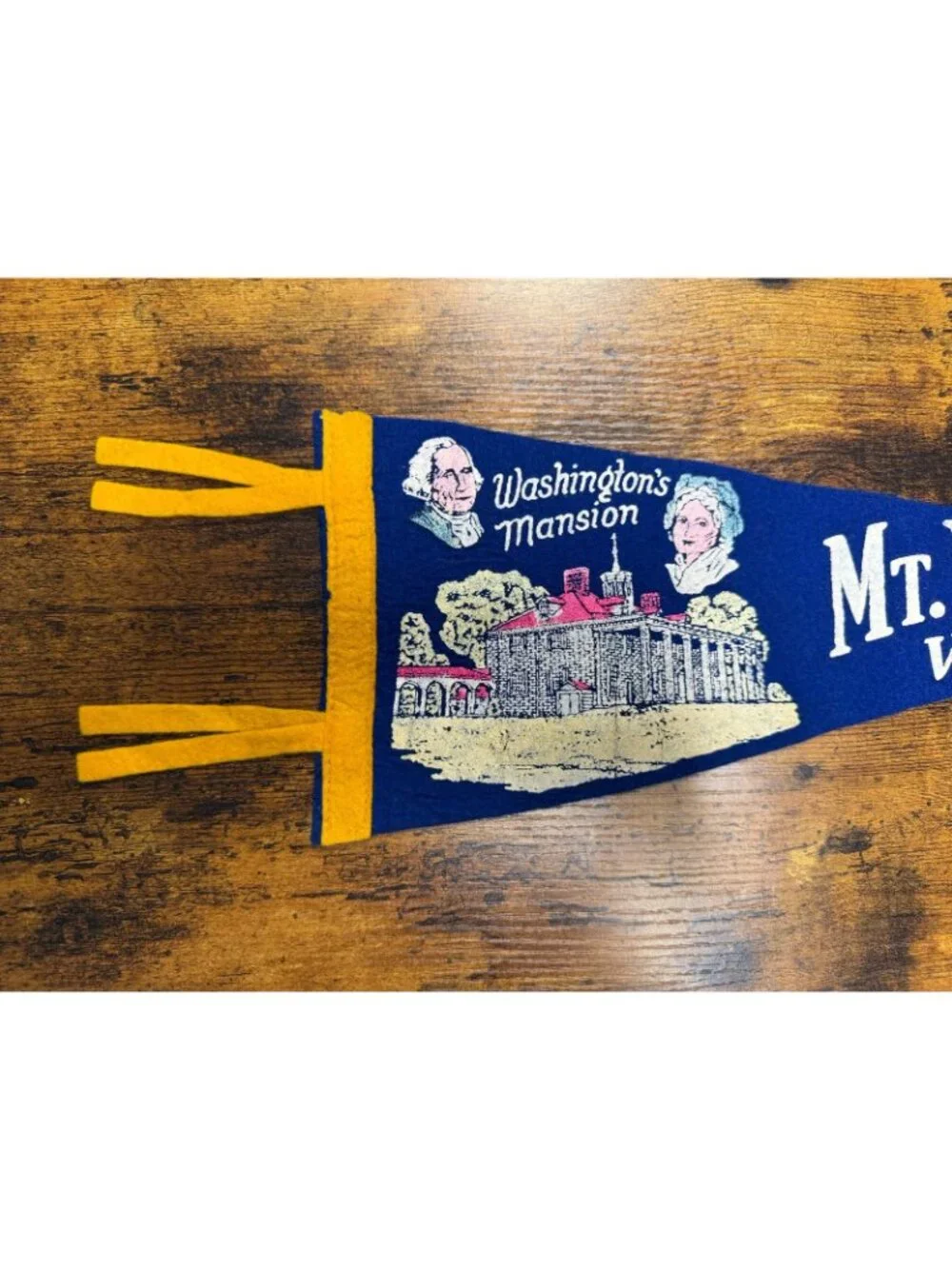 Vintage Mt. Vernon, Virginia pennant